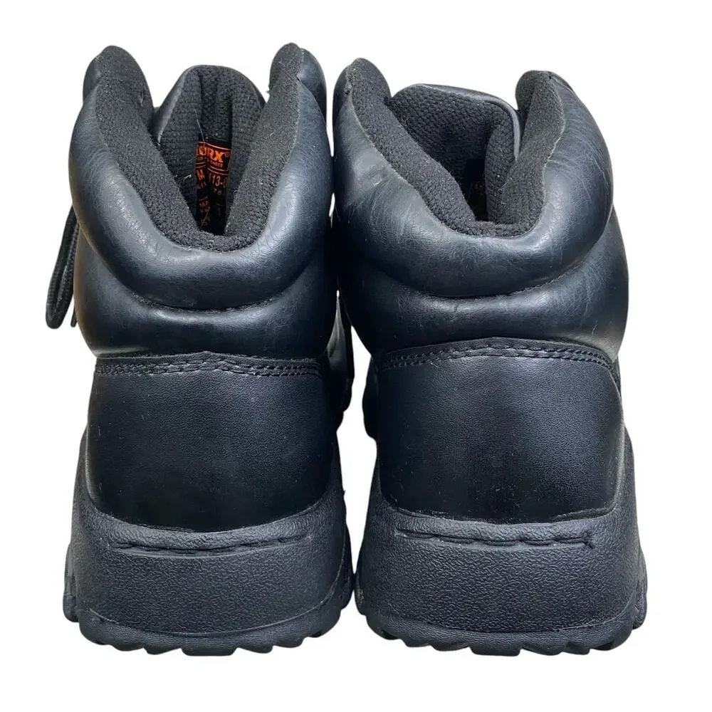 Worx X Red Wing Men’s Copper Black Leather Safety Toe Boot Size US 7.5
